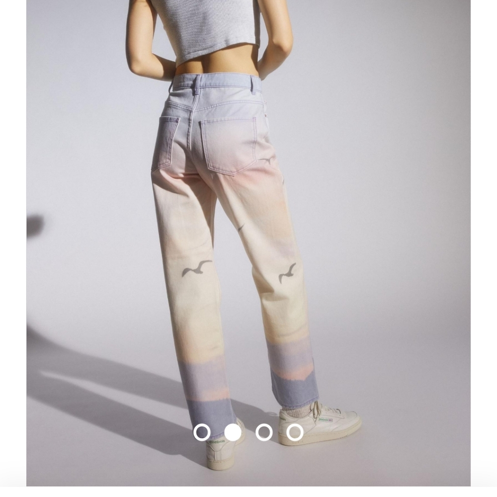 Urban Outfitters Sunset Seagull High-Waisted Cowboy Jean Womens